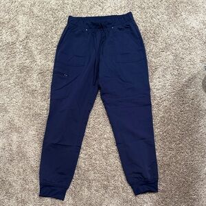 Women’s Navy Drawstring Jogger Scrub Pants